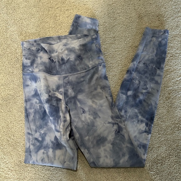 Lululemon Align Pant 25" Diamond Dye Iced Iris Peri Purple 4 - Picture 4 of 7